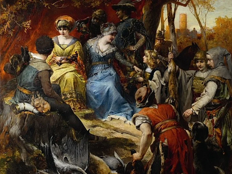 1838-Alexander von Wagner - Dopo la caccia